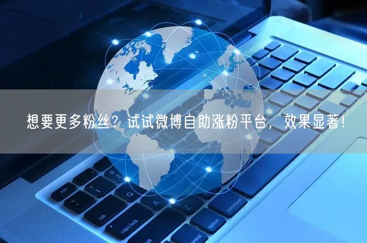 想要更多粉丝？试试微博自助涨粉平台，效果显著！