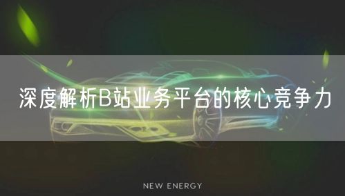深度解析B站业务平台的核心竞争力
