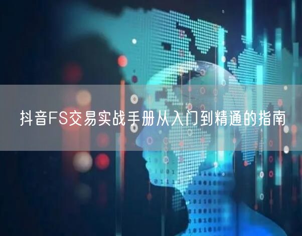 抖音FS交易实战手册从入门到精通的指南