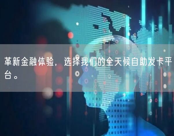 革新金融体验，选择我们的全天候自助发卡平台。