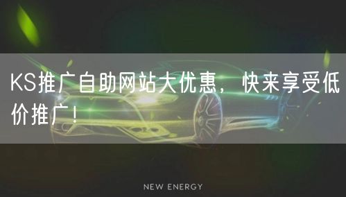 KS推广自助网站大优惠，快来享受低价推广！