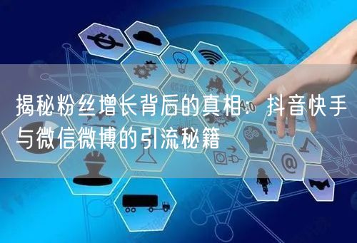 揭秘粉丝增长背后的真相：抖音快手与微信微博的引流秘籍