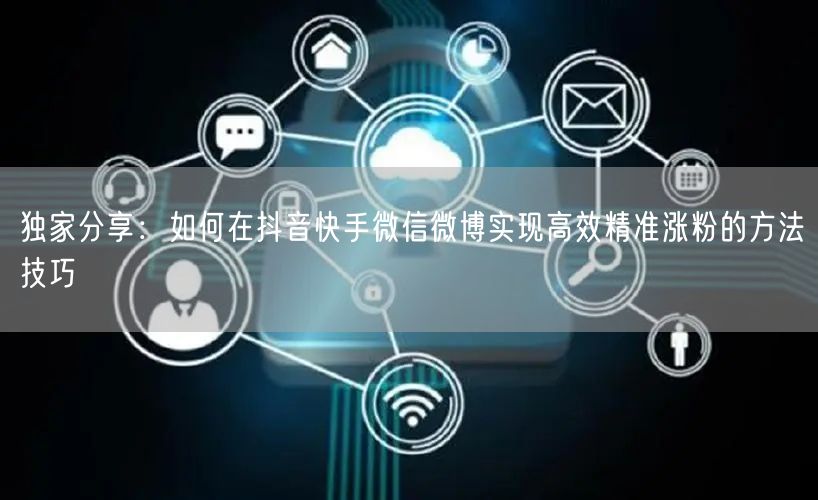 独家分享：如何在抖音快手微信微博实现高效精准涨粉的方法技巧