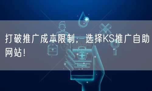 打破推广成本限制，选择KS推广自助网站！
