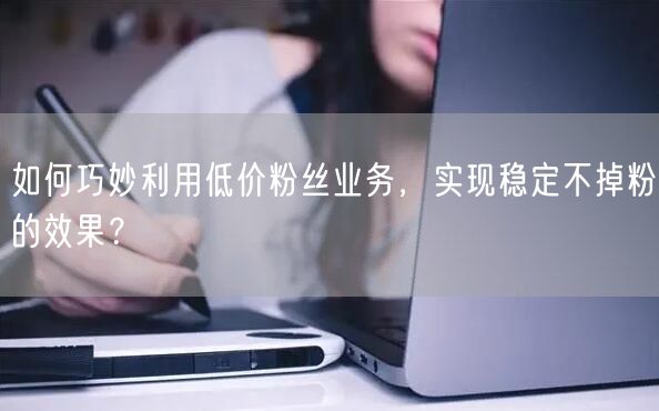 如何巧妙利用低价粉丝业务，实现稳定不掉粉的效果？