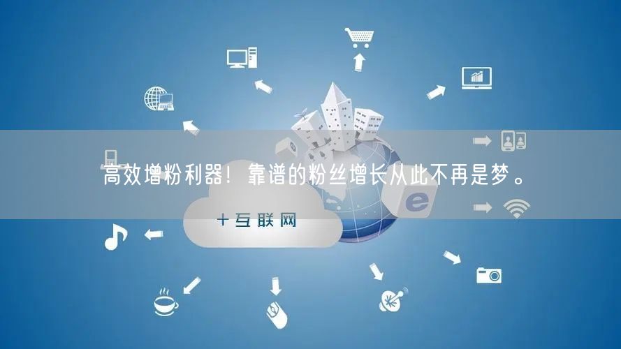 高效增粉利器！靠谱的粉丝增长从此不再是梦。