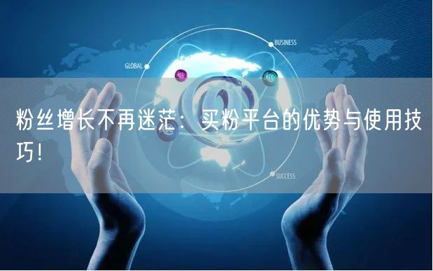 粉丝增长不再迷茫：买粉平台的优势与使用技巧！