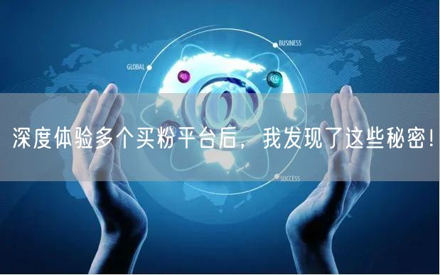 深度体验多个买粉平台后，我发现了这些秘密！