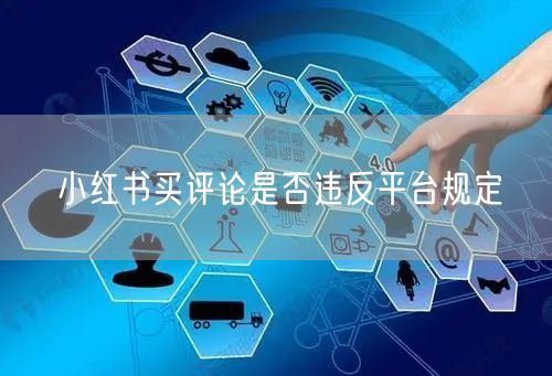 小红书买评论是否违反平台规定