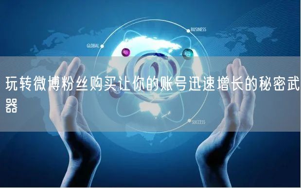 玩转微博粉丝购买让你的账号迅速增长的秘密武器