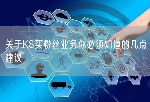 关于KS买粉丝业务你必须知道的几点建议