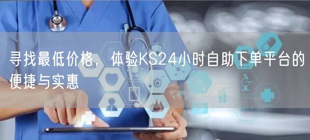 寻找最低价格，体验KS24小时自助下单平台的便捷与实惠