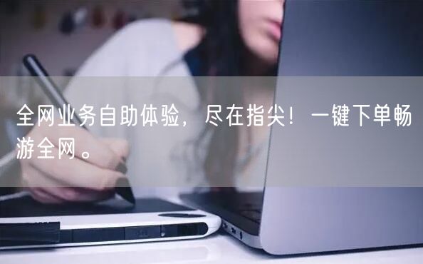 全网业务自助体验，尽在指尖！一键下单畅游全网。