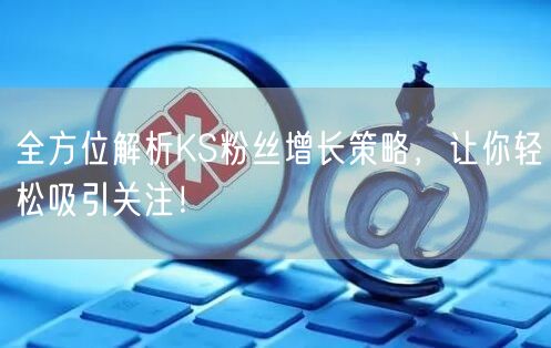 全方位解析KS粉丝增长策略，让你轻松吸引关注！