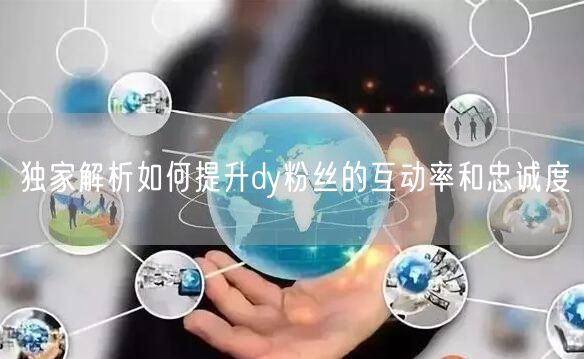 独家解析如何提升dy粉丝的互动率和忠诚度