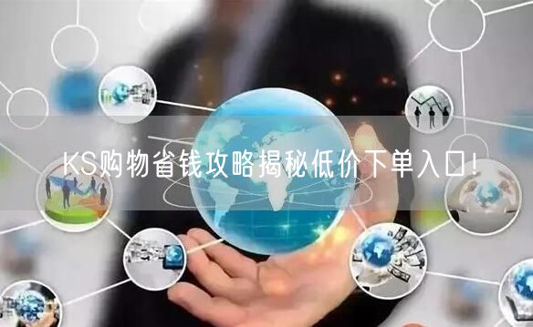 KS购物省钱攻略揭秘低价下单入口！