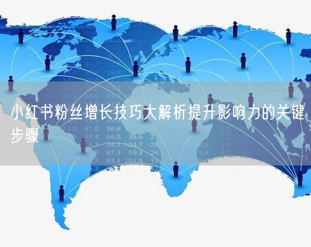 小红书粉丝增长技巧大解析提升影响力的关键步骤