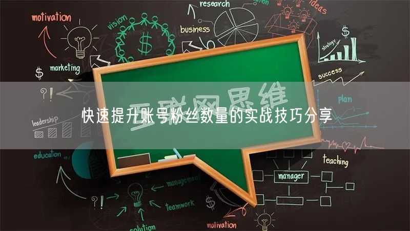 快速提升账号粉丝数量的实战技巧分享
