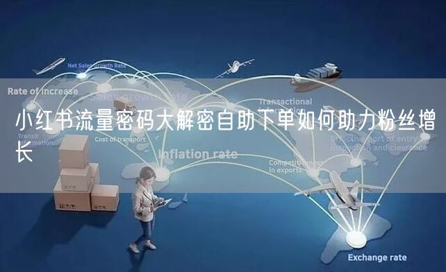 小红书流量密码大解密自助下单如何助力粉丝增长