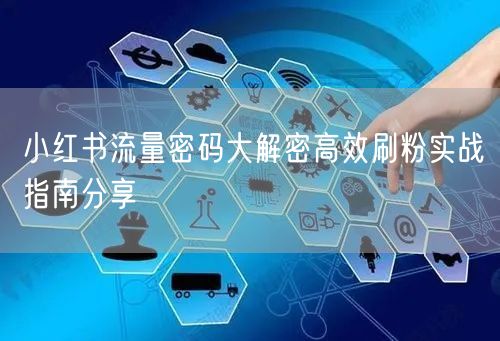 小红书流量密码大解密高效刷粉实战指南分享
