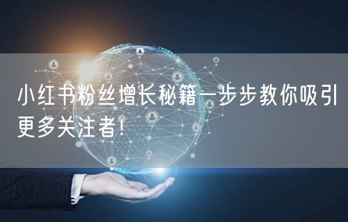 小红书粉丝增长秘籍一步步教你吸引更多关注者！