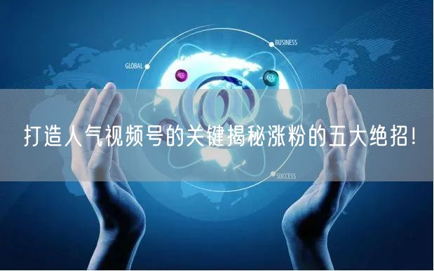 打造人气视频号的关键揭秘涨粉的五大绝招！