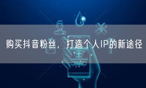 购买抖音粉丝，打造个人IP的新途径