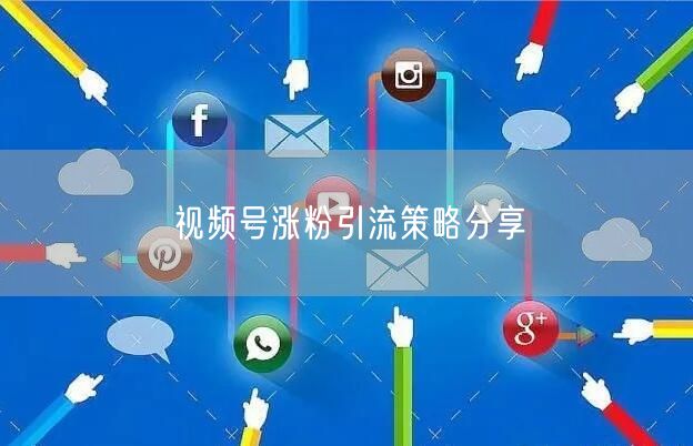 视频号涨粉引流策略分享