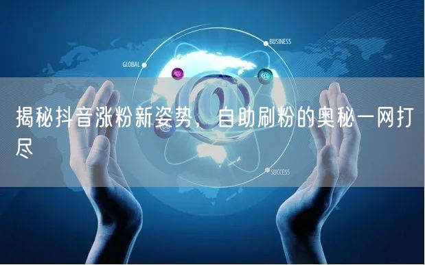 揭秘抖音涨粉新姿势，自助刷粉的奥秘一网打尽