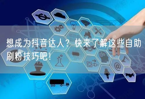 想成为抖音达人？快来了解这些自助刷粉技巧吧！