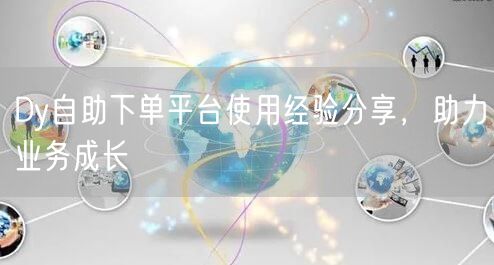 Dy自助下单平台使用经验分享，助力业务成长