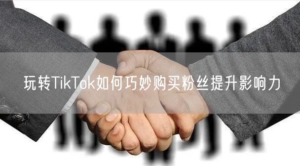 玩转TikTok如何巧妙购买粉丝提升影响力