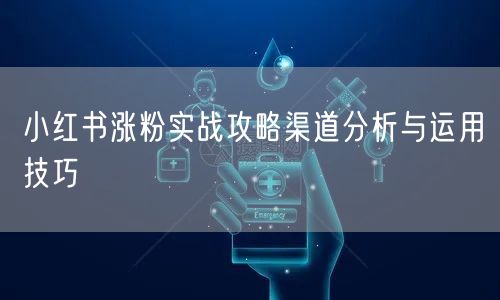 小红书涨粉实战攻略渠道分析与运用技巧