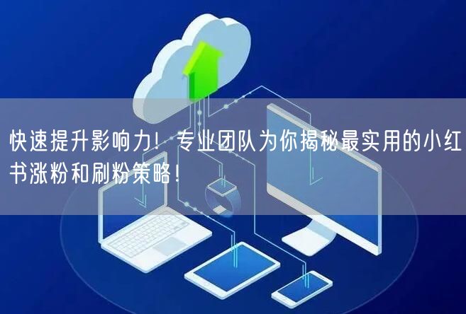 快速提升影响力！专业团队为你揭秘最实用的小红书涨粉和刷粉策略！