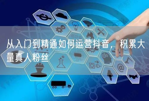 从入门到精通如何运营抖音，积累大量真人粉丝