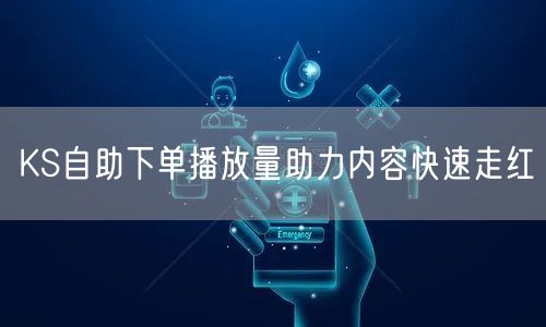 KS自助下单播放量助力内容快速走红