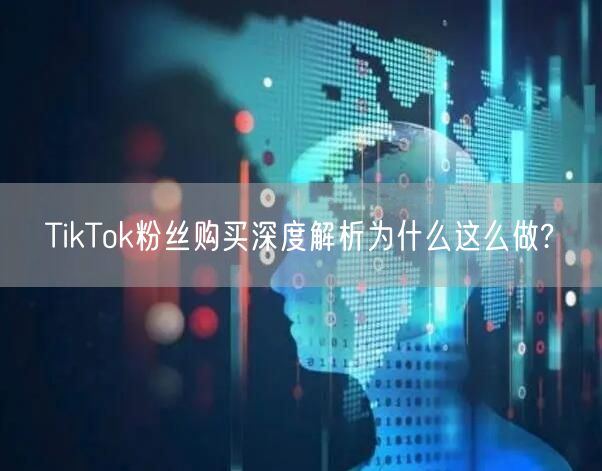 TikTok粉丝购买深度解析为什么这么做?