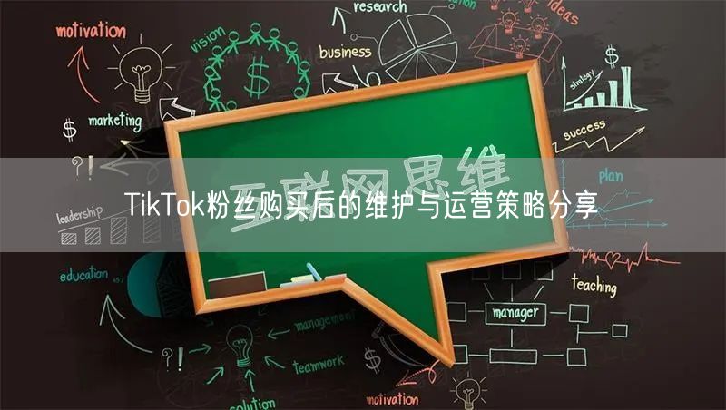 TikTok粉丝购买后的维护与运营策略分享