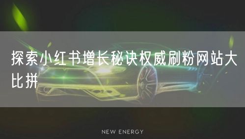 探索小红书增长秘诀权威刷粉网站大比拼